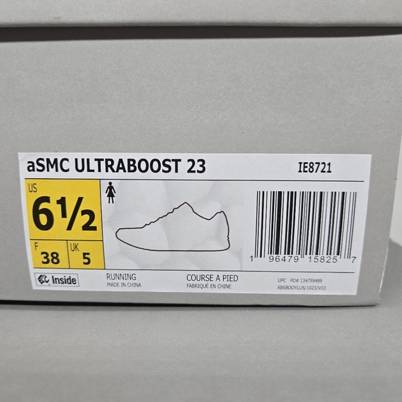 adidas Ultra Boost 23 by Stella Mccartney Clear Onix White Womens Shoes Size 6.5 - Picture 8 of 8